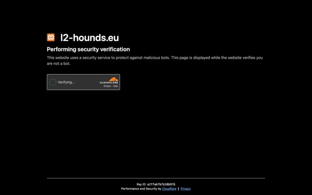 Screenshot of the l2-hounds.eu home page