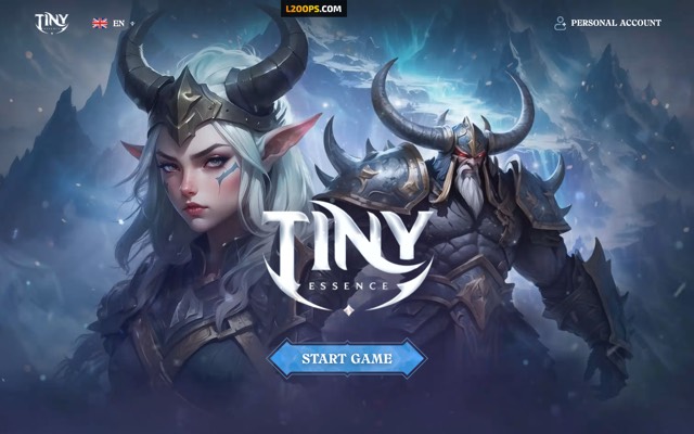 Screenshot of the tinyessence.net home page